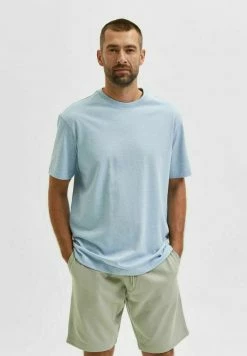 Nouveau 🎉 Selected Homme T-shirt Basique - Celestial Blue 🎁