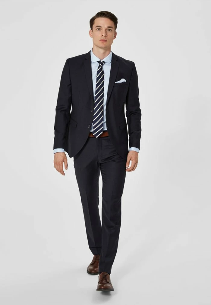 De gros 👏 Selected Homme PELLE - Chemise Classique - Light Blue 🧨 2 De gros 👏 Selected Homme PELLE - Chemise Classique - Light Blue 🧨 – Image 2