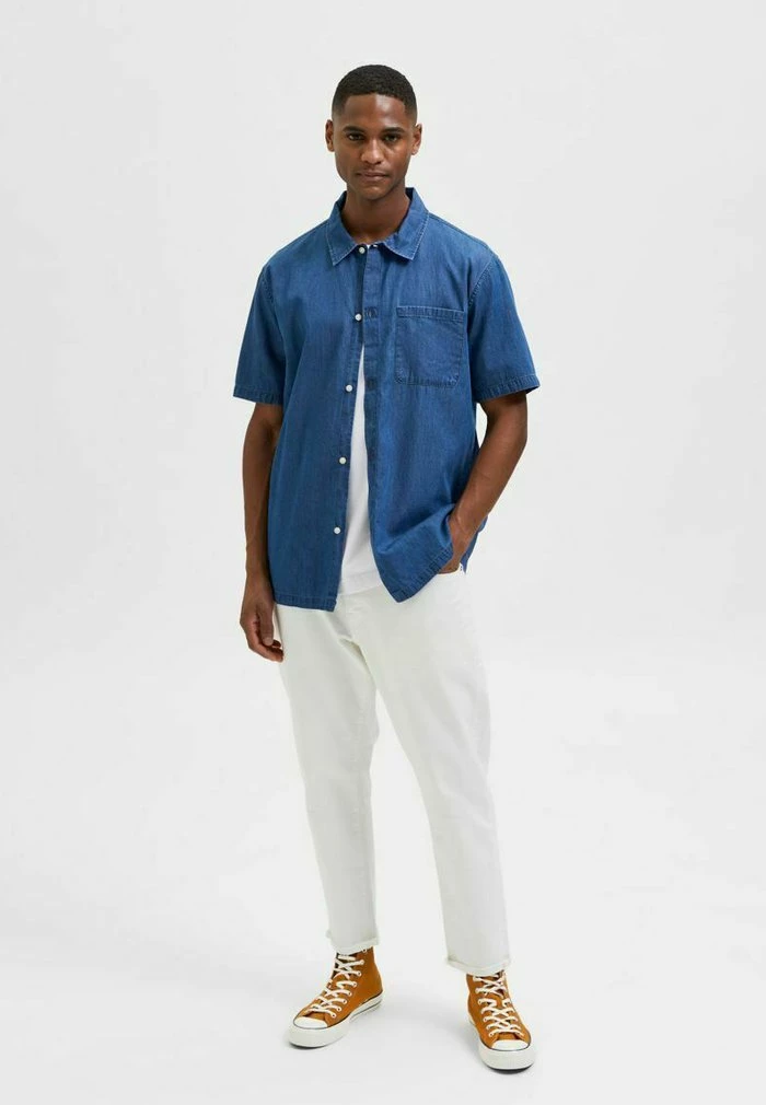 Vente flash 😍 Selected Homme LÄSSIGES - Chemise - Medium Blue Denim 👍 2 Vente flash 😍 Selected Homme LÄSSIGES - Chemise - Medium Blue Denim 👍 – Image 2