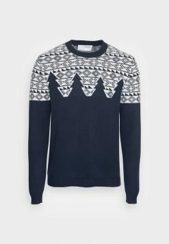 Acheter 💯 Selected Homme SLHSNOWDEN CREW NECK - Pullover - Sky Captain Egret 🔔 -Selected Homme Soldes Boutique a7f9ba2cb08d4c359f60e65875c0e65a