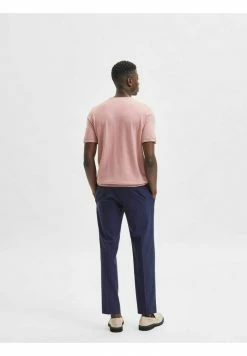 De gros 🤩 Selected Homme T-shirt Basique - Ash Rose 🔥 -Selected Homme Soldes Boutique aa3305f8603d499cbf7aa5230a03eeaf