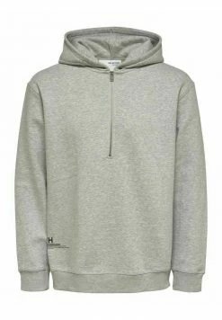 Bon marché ❤️ Selected Homme LÄSSIGES - Sweat à Capuche - Light Grey Melange 😉 -Selected Homme Soldes Boutique aa78e87d8aa04bee9452cf6fce334ea2