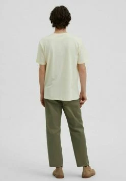Coupon 🥰 Selected Homme T-shirt Imprimé - Lemon Icing 🎉 -Selected Homme Soldes Boutique abdc74bb0c094fe19cdd8ab84b6895cb