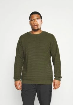 De gros ✨ Selected Homme SLHMASEI CREW NECK - Pullover - Forest Night 😍