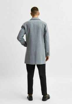 Remise 🔥 Selected Homme Manteau Classique - Grey Melange ⭐ -Selected Homme Soldes Boutique ad3162b8899746a7b06226f743bcfbc1