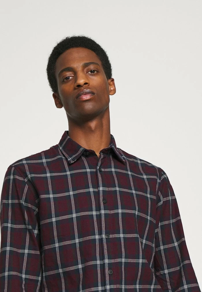 Budget 🧨 Selected Homme SLHSLIMTRENT 👚 SHIRT CHECK - Chemise - Bordeaux ❤️ 5 Budget 🧨 Selected Homme SLHSLIMTRENT 👚 SHIRT CHECK - Chemise - Bordeaux ❤️ – Image 5