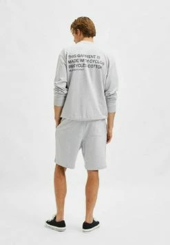 Meilleure affaire 🎉 Selected Homme SLHLOOSEAAREN - Short - Grey Melange ✨ -Selected Homme Soldes Boutique ae7901b51f8c4431bd22c52fab2ba754
