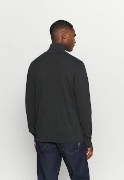 Grosses soldes ✨ Selected Homme SLHBERG HALF ZIP - Pullover - Antracit/melange 🎁 -Selected Homme Soldes Boutique b04c18ba14cf46a980443d56e8b0e157