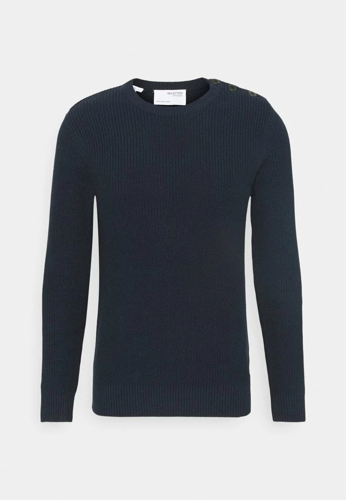 Grosses soldes 🛒 Selected Homme SLHIRVEN BUTTON CREW - Pullover - Black 🛒 5 Grosses soldes 🛒 Selected Homme SLHIRVEN BUTTON CREW - Pullover - Black 🛒 – Image 5