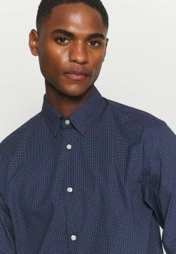 Budget 🎉 Selected Homme SLHSLIMMICHIGAN - Chemise - Dark Blue ⭐ -Selected Homme Soldes Boutique b0fe39afe81a466182819fe804b75ea7