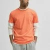 Offres 👏 Selected Homme SLHNORMAN O NECK TEE - T-shirt Basique - Coral Quartz 🛒