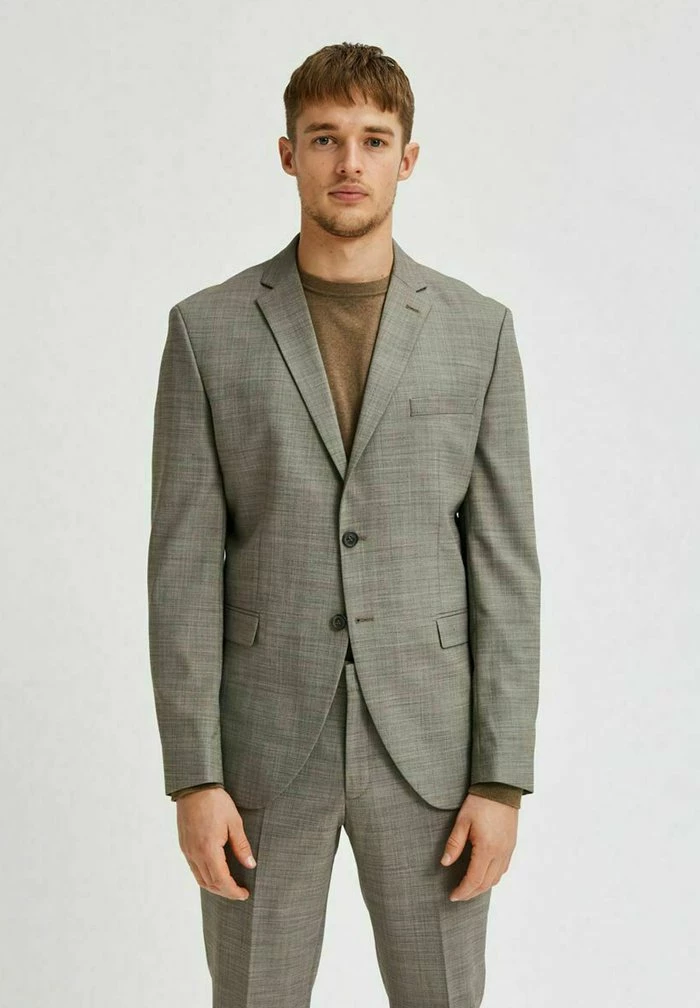 Vente flash 🥰 Selected Homme Blazer - Brown Sugar 🥰 1 Vente flash 🥰 Selected Homme Blazer - Brown Sugar 🥰