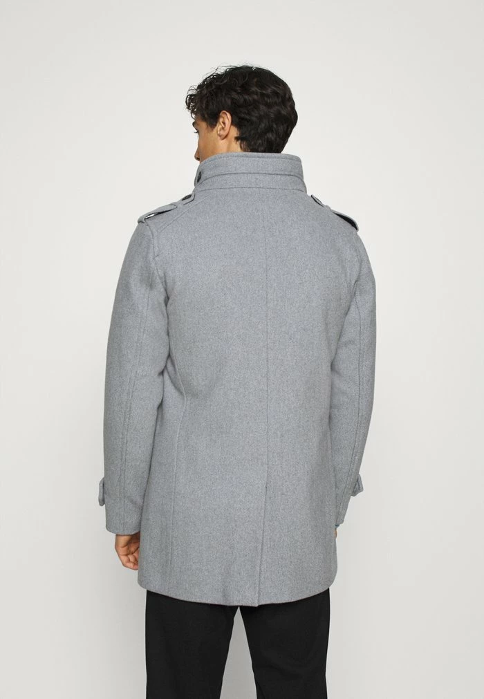 Le moins cher 🥰 Selected Homme SLHNOAH 🧥 COAT - Manteau Classique - Grey Melange 🥰 4 Le moins cher 🥰 Selected Homme SLHNOAH 🧥 COAT - Manteau Classique - Grey Melange 🥰 – Image 4