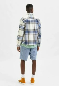 Meilleure vente 🌟 Selected Homme KARIERTES - Chemise - Dark Blue 🧨 -Selected Homme Soldes Boutique b4ef626ee28441c0b91a33511343e987
