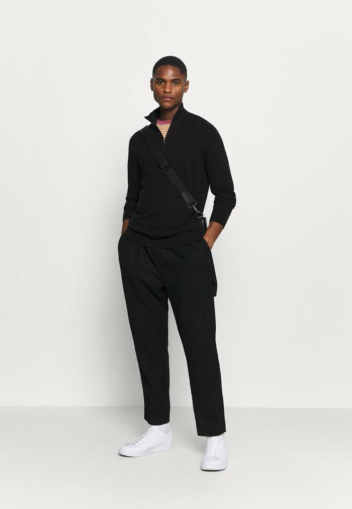 Acheter ❤️ Selected Homme SLHBERG HALF ZIP - Pullover - Black 😍 2 Acheter ❤️ Selected Homme SLHBERG HALF ZIP - Pullover - Black 😍 – Image 2