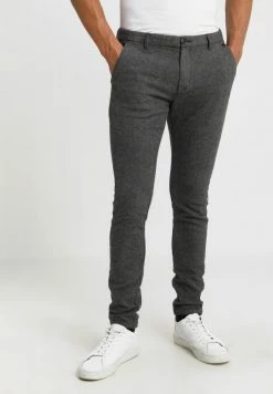 Coupon 👍 Selected Homme SLIM ARVA HOUNDSTOOTH PANTS - Pantalon Classique - Grey 👏