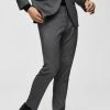 Tout neuf ✨ Selected Homme Pantalon De Costume - Dark Grey Melange 💯