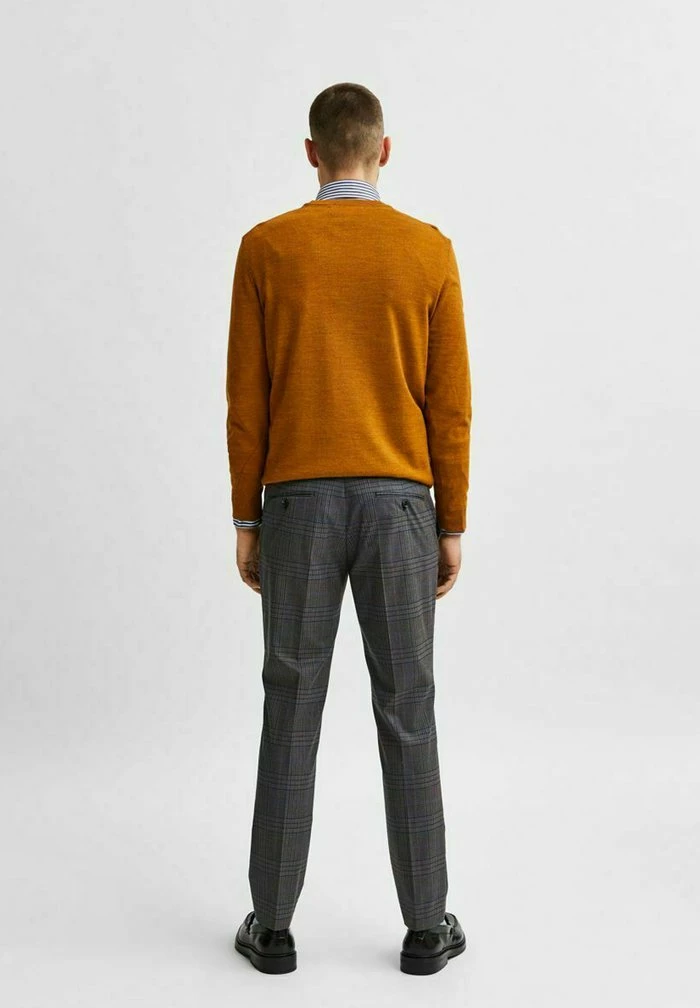 Top 10 😍 Selected Homme SLIM FIT - Pantalon De Costume - Grey ✨ 3 Top 10 😍 Selected Homme SLIM FIT - Pantalon De Costume - Grey ✨ – Image 3