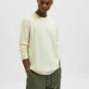Meilleure affaire 🔔 Selected Homme LANGÄRMELIGER - Pullover - Lemon Icing 💯