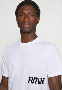 De gros 🎉 Selected Homme SLHDRILL ONECK TEE - T-shirt Imprimé - Bright White 😉 -Selected Homme Soldes Boutique b9e65975f76c4115b969b4530a18b4b8