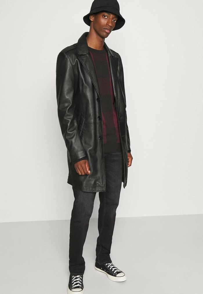 Promo 🎉 Selected Homme SLHWAEL CREW NECK - Pullover - Black 🌟 4 Promo 🎉 Selected Homme SLHWAEL CREW NECK - Pullover - Black 🌟 – Image 4