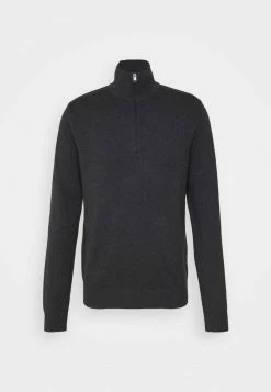 Grosses soldes ✨ Selected Homme SLHBERG HALF ZIP - Pullover - Antracit/melange 🎁 -Selected Homme Soldes Boutique ba783f4713504cfd83abd51067e26259