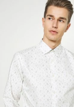 Nouveau ✨ Selected Homme SLHSLIMNEW MARK - Chemise - Star White 😀 -Selected Homme Soldes Boutique bb53f639881a40278e4d202353ac136a