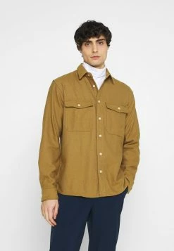 Bon marché 🤩 Selected Homme SLHLOOSETROY - Chemise - Dull Gold 😀 -Selected Homme Soldes Boutique bc40f8594ab84c5289343949ae5fe369