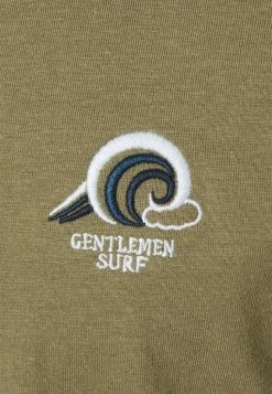 Offres 💯 Selected Homme SLHFATE CAMP O NECK TEE - T-shirt Imprimé - Dusky Green ⭐ -Selected Homme Soldes Boutique bd389b76050a4087938e79fa21847f72