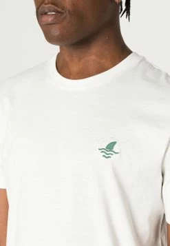 Meilleure vente 🔥 Selected Homme WILDER NECK TEE CAMP - T-shirt Basique - Cloud Dancer 🛒 -Selected Homme Soldes Boutique bdcff79d7f0f4a14b739ee209af14e07