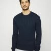 Bon marché 🛒 Selected Homme SLHMAIOS CREW NECK - Pullover - Dark Sapphire 😍