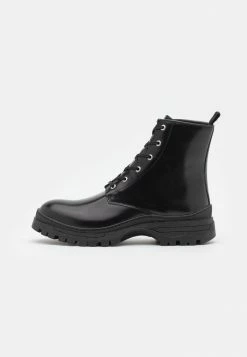 Tout neuf 👏 Selected Homme SLHBRODY BOOT - Bottines à Lacets - Black 😉