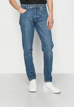 Nouveau 😉 Selected Homme SLHSLIMTAPE TOBY - Jean Slim - Medium Blue Denim ⭐