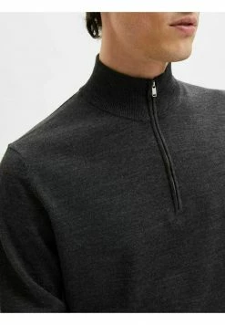 Sortie 🔥 Selected Homme Pullover - Medium Grey Melange 🌟 -Selected Homme Soldes Boutique c023b0eb259e4adbb53f8ef305722d36