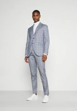 Offres 🌟 Selected Homme SLHSLIM KYLELOGAN - Blazer - Light Blue/blue 😍