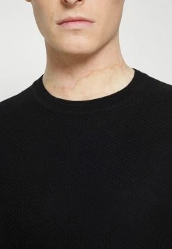 Sortie 🧨 Selected Homme SLHMACK CREW NECK CAMP - Pullover - Black 🔔 -Selected Homme Soldes Boutique c13b65f182d74eb7a68d76a2e94f4a9c