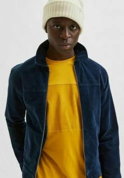 Bon marché 💯 Selected Homme Veste Légère - Blue Indigo 👏 -Selected Homme Soldes Boutique c1b5e2fdfe8e40eb95a471140864b56f