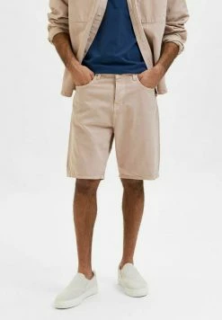 Grosses soldes 🥰 Selected Homme Short En Jean - Fawn 😍