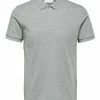 Top 10 ⭐ Selected Homme Polo - Medium Grey Melange 🎁