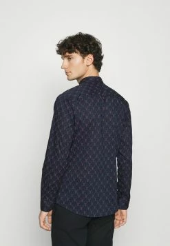 Meilleur prix 👏 Selected Homme SLHSLIMCHRISTMAS 👚 SHIRT - Chemise - Dark Blue 🎉 -Selected Homme Soldes Boutique c31a1b8fc93540b8aa7258436ec1b136