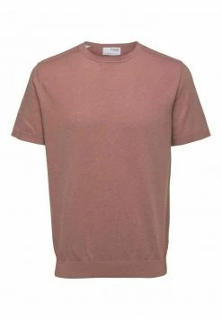 De gros 🤩 Selected Homme T-shirt Basique - Ash Rose 🔥 -Selected Homme Soldes Boutique c4698d6f2831432481e75e57c85059d5