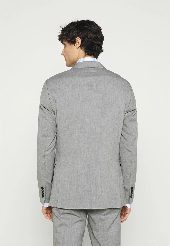 De gros ❤️ Selected Homme SLHSLIM MYLOLOGAN CROP SUIT - Costume - Light Grey Melange 🎁 4 De gros ❤️ Selected Homme SLHSLIM MYLOLOGAN CROP SUIT - Costume - Light Grey Melange 🎁 – Image 4