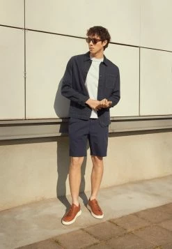 Grosses soldes 🔔 Selected Homme SLHCOMFORT NEWTON - Short - Sky Captain 🥰