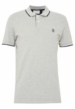 Offres 😀 Selected Homme SLHNEWSEASON - Polo - Medium Grey Melange 😀 -Selected Homme Soldes Boutique c50eca5e5c324c5483b2601d0ce90aad