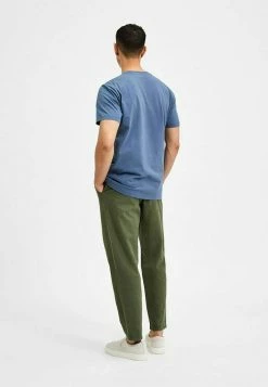 Meilleure vente 😍 Selected Homme SLHNORMAN SS O-NECK S NOOS - T-shirt Basique - Bering Sea 😉 -Selected Homme Soldes Boutique c51cdea87c1d41fcb868a48d8e9ed476