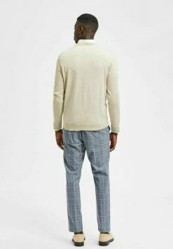 Meilleure vente 🥰 Selected Homme SLHTOWN - Pullover - Simply Taupe 🎁 -Selected Homme Soldes Boutique c6b19a5c9dcd4a8583db65746bd66da7