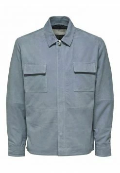 Budget 😀 Selected Homme SHACKET - Veste En Cuir - Blue Fog 👍 9 Budget 😀 Selected Homme SHACKET - Veste En Cuir - Blue Fog 👍 -Selected Homme Soldes Boutique c6bd854273b4416eaa322411f62dc7d2