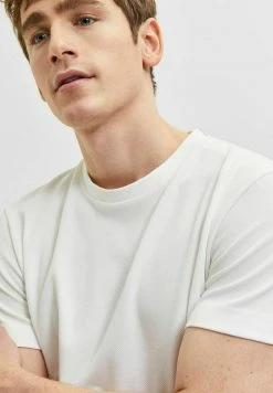 Acheter 👍 Selected Homme T-shirt Basique - Cloud Dancer 🎁 -Selected Homme Soldes Boutique ca947b696f10456986254c52d14a7223