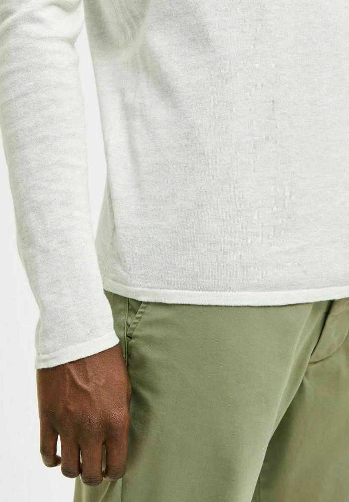 Sortie 🧨 Selected Homme SLHROME LS CREW NECK G NOOS - Pullover - Snow White 🎉 5 Sortie 🧨 Selected Homme SLHROME LS CREW NECK G NOOS - Pullover - Snow White 🎉 – Image 5