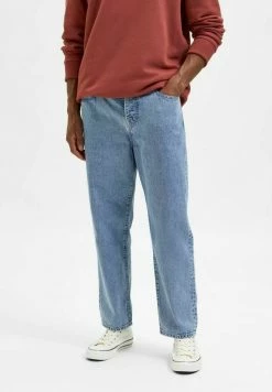 Budget 😉 Selected Homme Jean Droit - Light Blue Denim ✔️